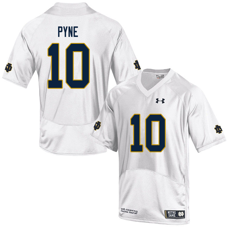 Men #10 Drew Pyne Notre Dame Fighting Irish College Football Jerseys Sale-White